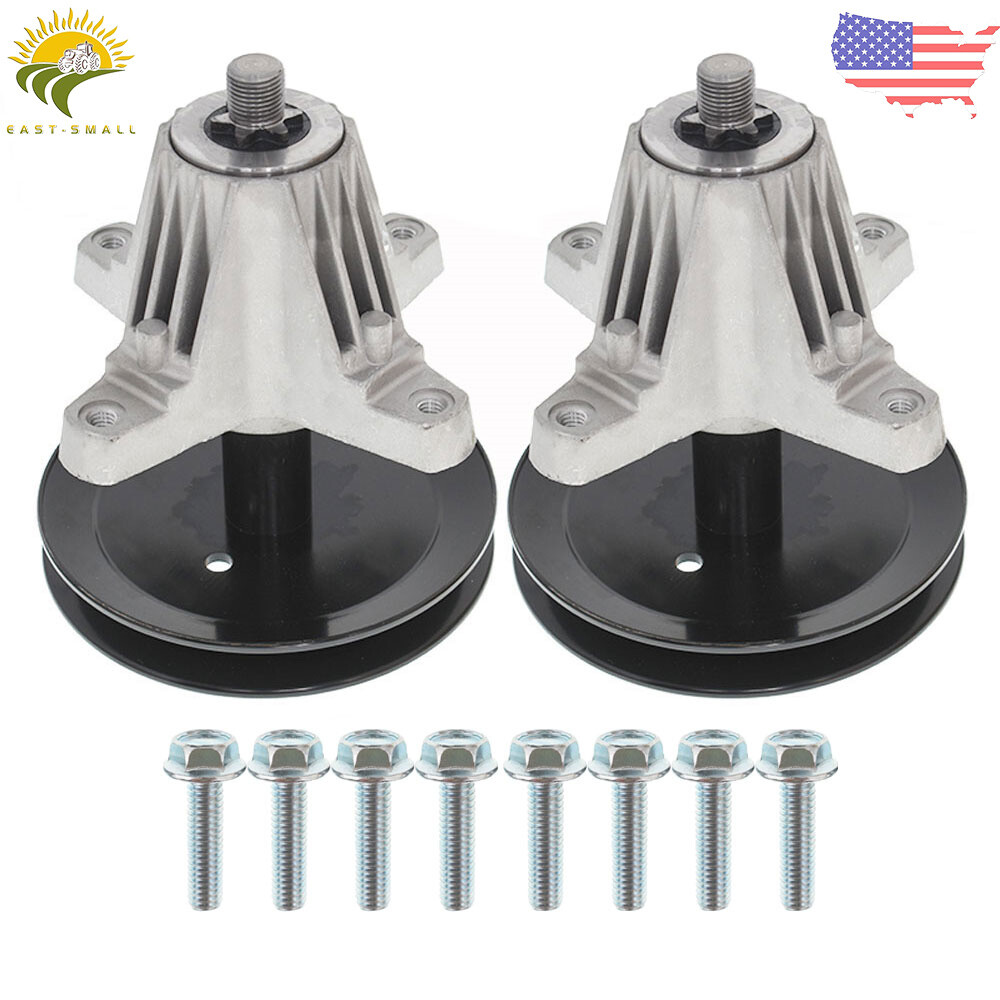 Lawn Mower Deck Spindle For Troy-Bilt 918-06991 285-216 618-06991 2 Pack
