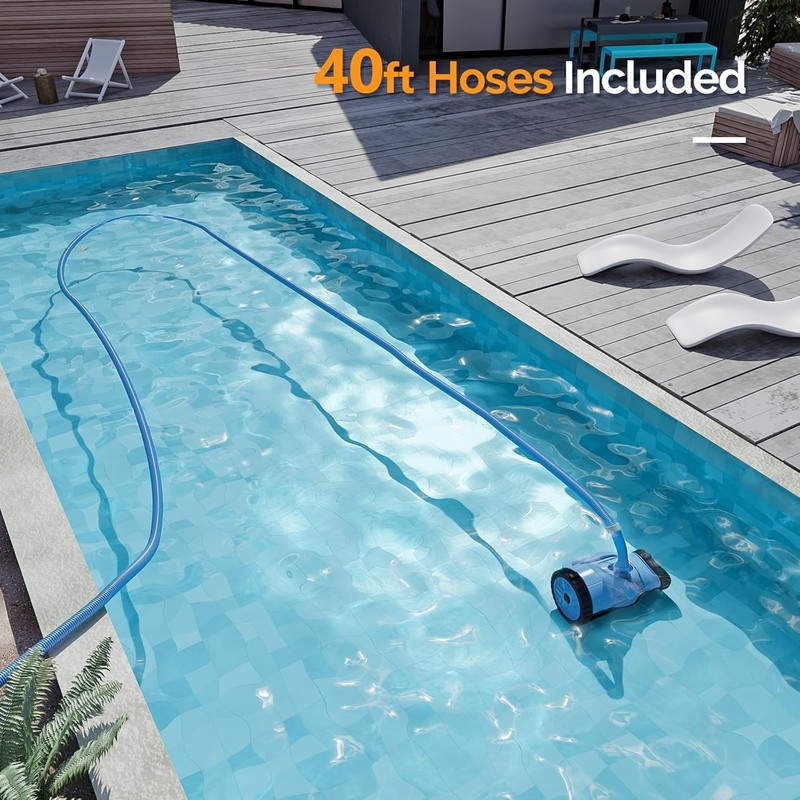 2025 Upgrade Automatic Pool Vacuum Cleaner Wall-Climbing Suction Side gallery