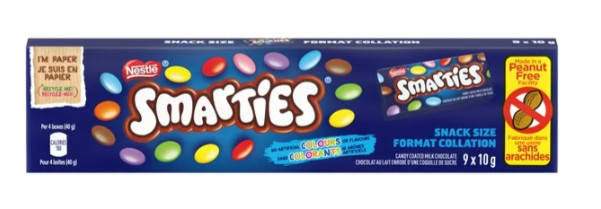Nestle Smarties Chocolate Strips 9 Mini Boxes, 90g gallery