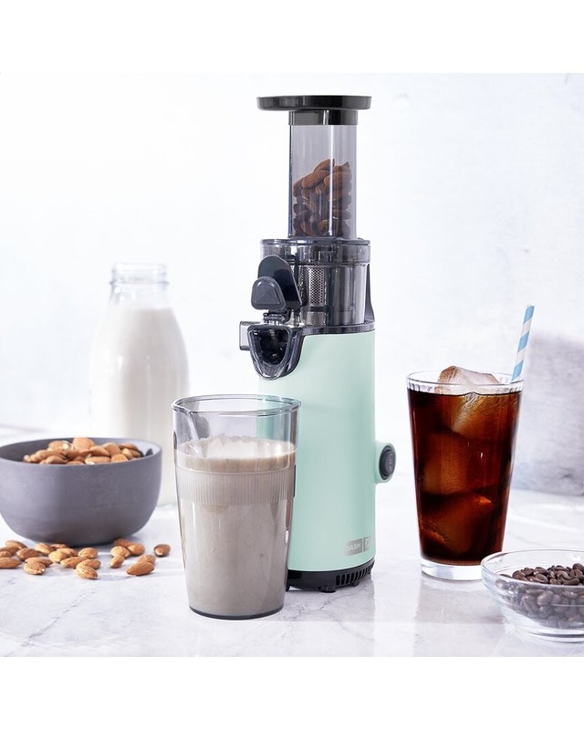Dash Compact Cold Press Power Juicer Blue gallery