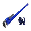 60 Inch Pipe Wrench, Cr-Mo Jaw Opening 9"/228mm Adjustable Heavy Duty Cast Ir... gallery