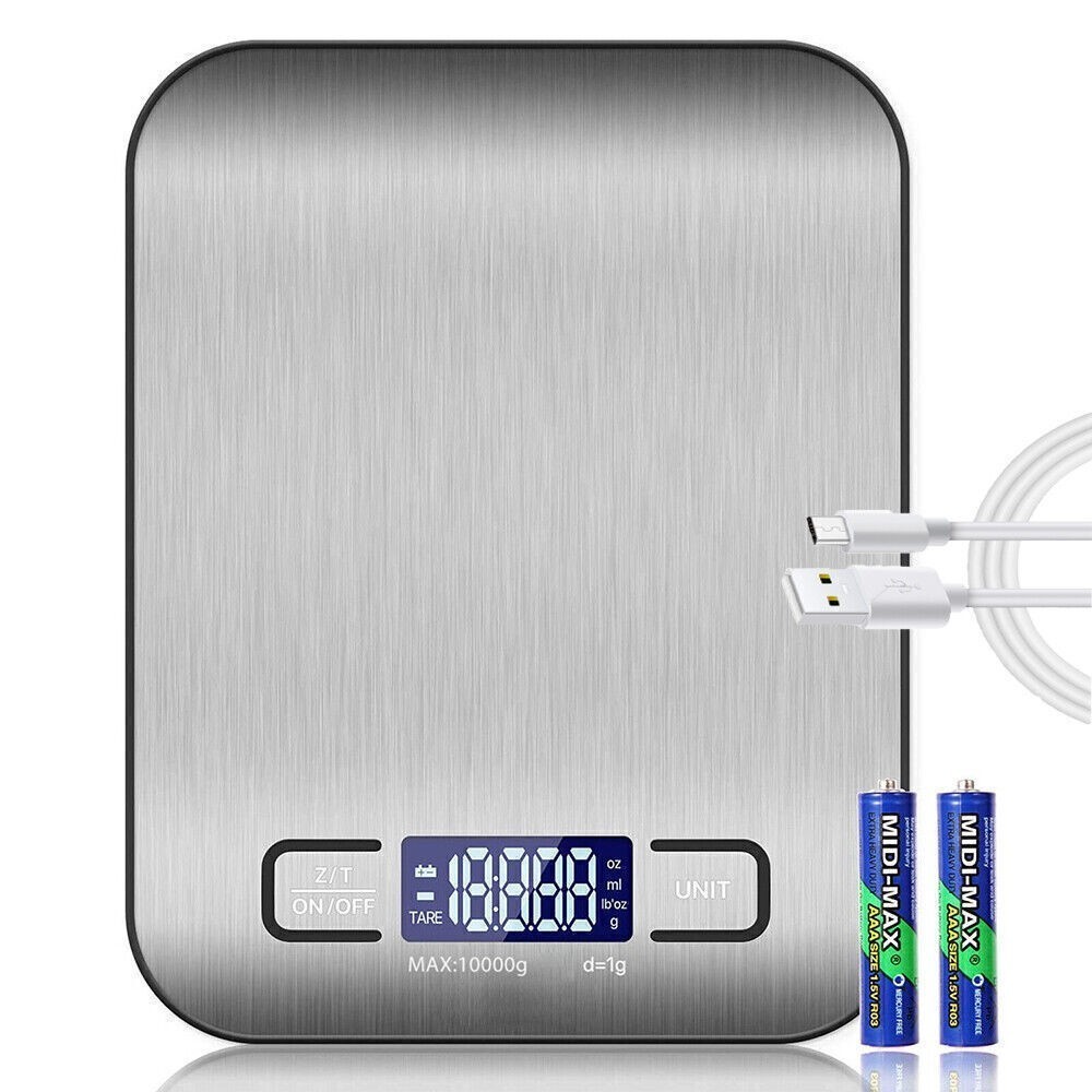 Digital Food Scale 22lb Kitchen Scales Grams & Ounce For Weight Loss Cooking New gallery