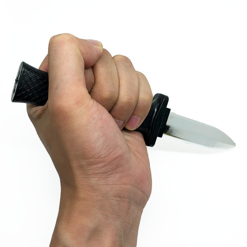Retractable Dagger Knife Prank Joke Gag Trick Fake Weapon Disappearing Blade Toy gallery