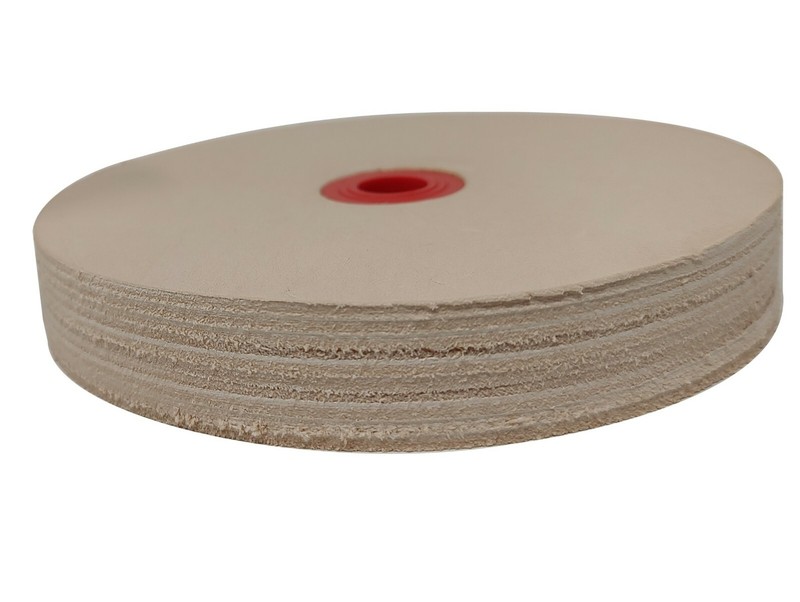 5" (3/4" Width) Leather Honing Wheel Includes Compound fits Multiple Arbors USA gallery