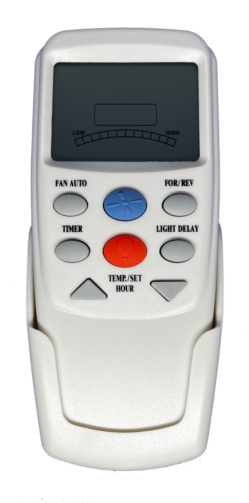 Genuine Hampton Bay Ceiling Fan Remote Control - CHQ7096T W/ RED Light button gallery