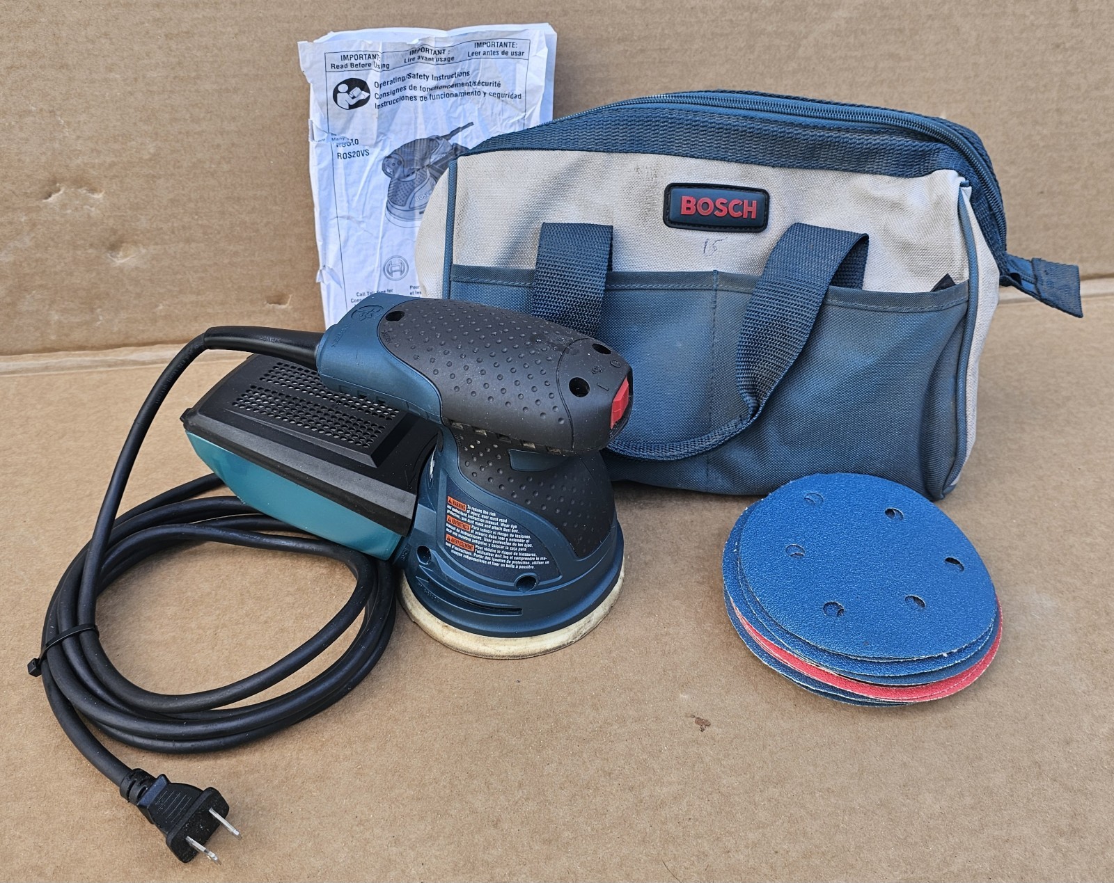 Bosch ROS20VS 5" Corded Electric Variable Speed Random Orbit Sander gallery