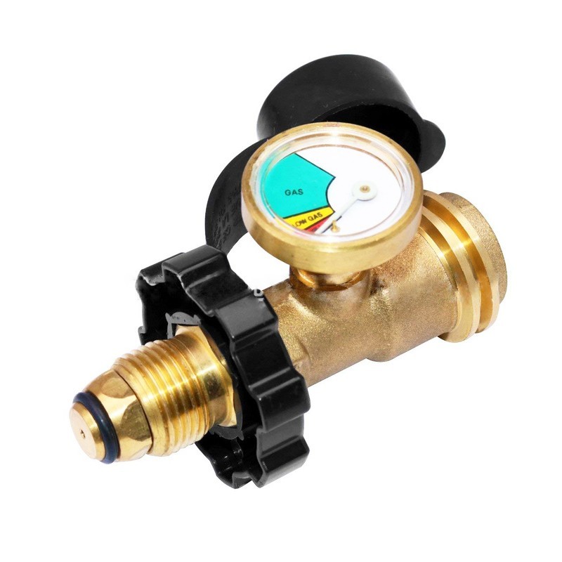 1 PC Propane Tank Adapter Converts POL LP Tank Valve to QCC1/Type1 w/Dust Cover gallery