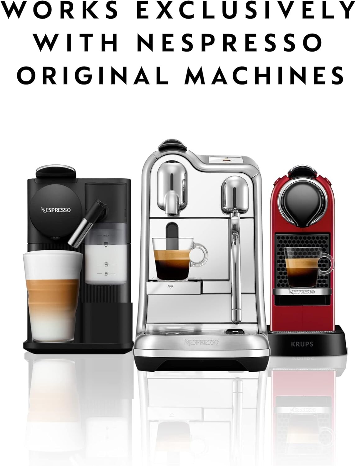 Nespresso Capsules Original Line Roma Intenso Medium Roast Coffee Pods, 50 Count gallery