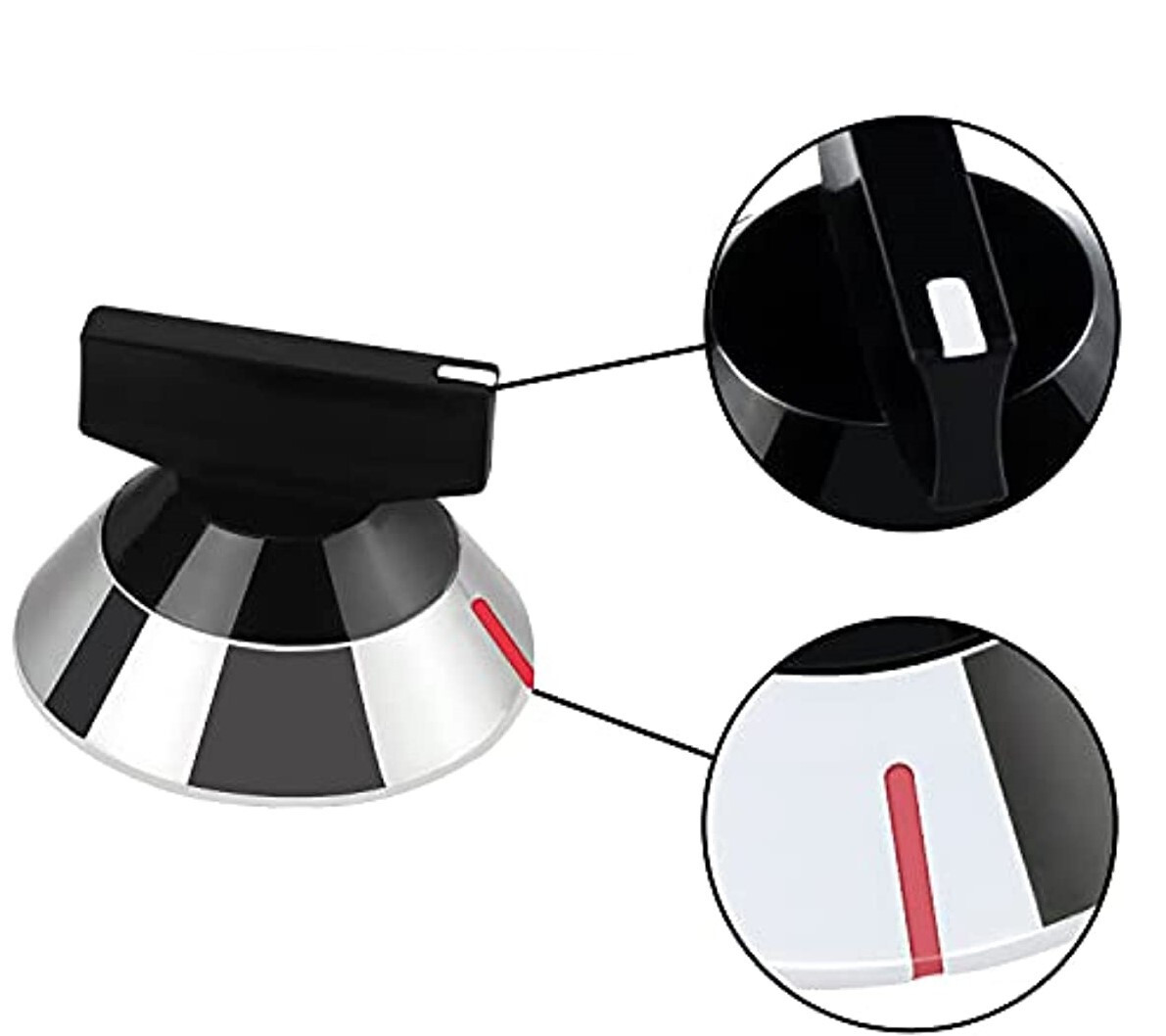 330190 Exact Compatible Replacement Part Whirlpool Knob, Black New gallery