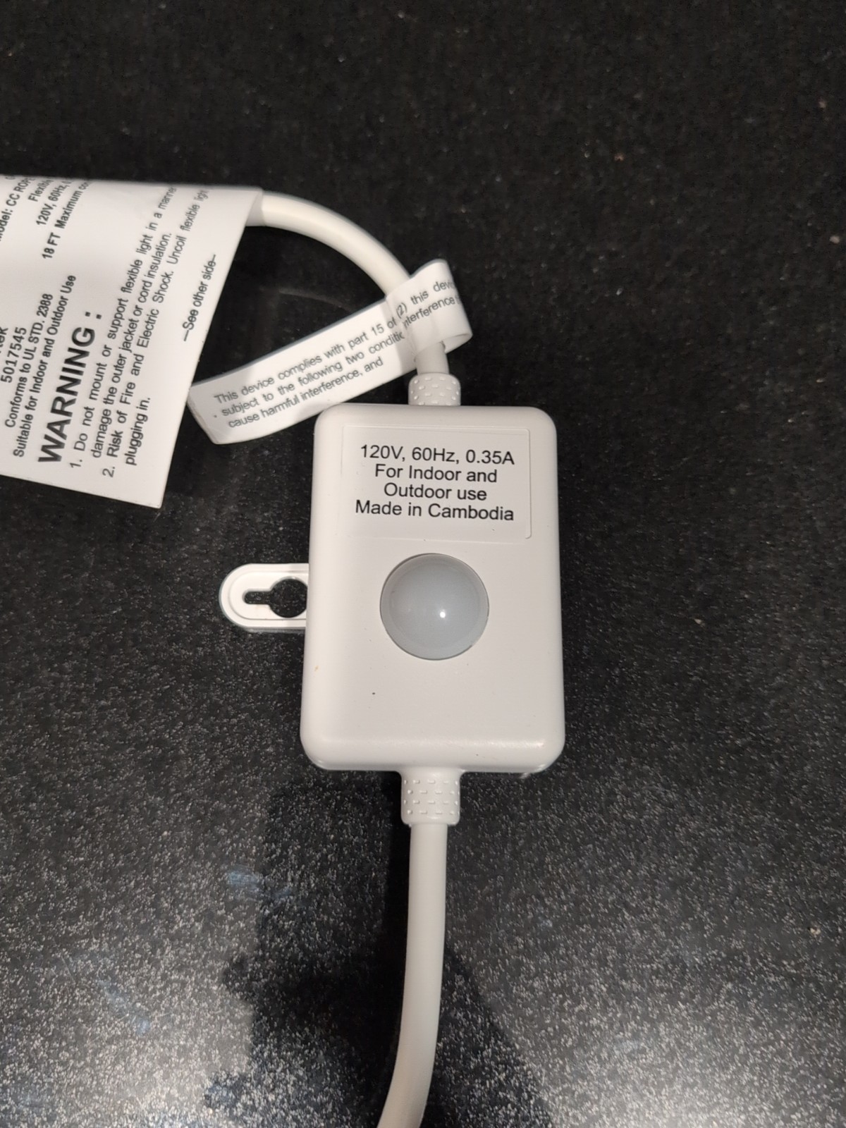 Intertek Transformer 5017247 For LED Color Changing Rope Lights with Remote gallery