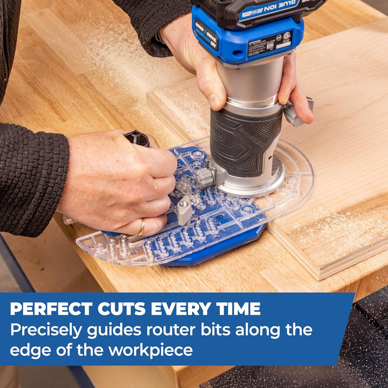 Trim Router Edge Guide - Precision Router Edge Guide Accessory - Durable Attachm gallery