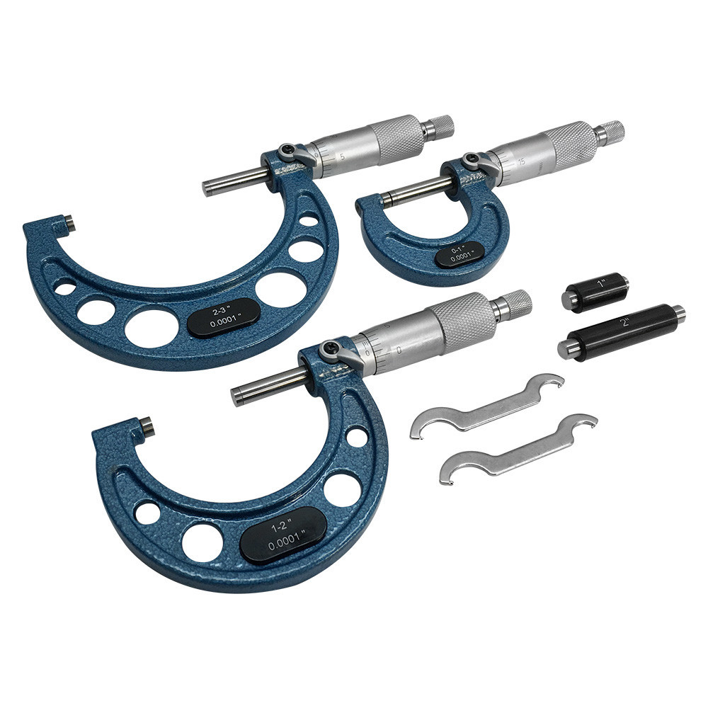 Standard Single Hand 0-3 Inch Range Outside Micrometer gallery
