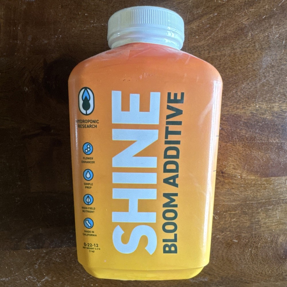 Hydroponic Research Shine Bloom Additive 0-22-12 Flower Enhancer Powder 2.2 lb.