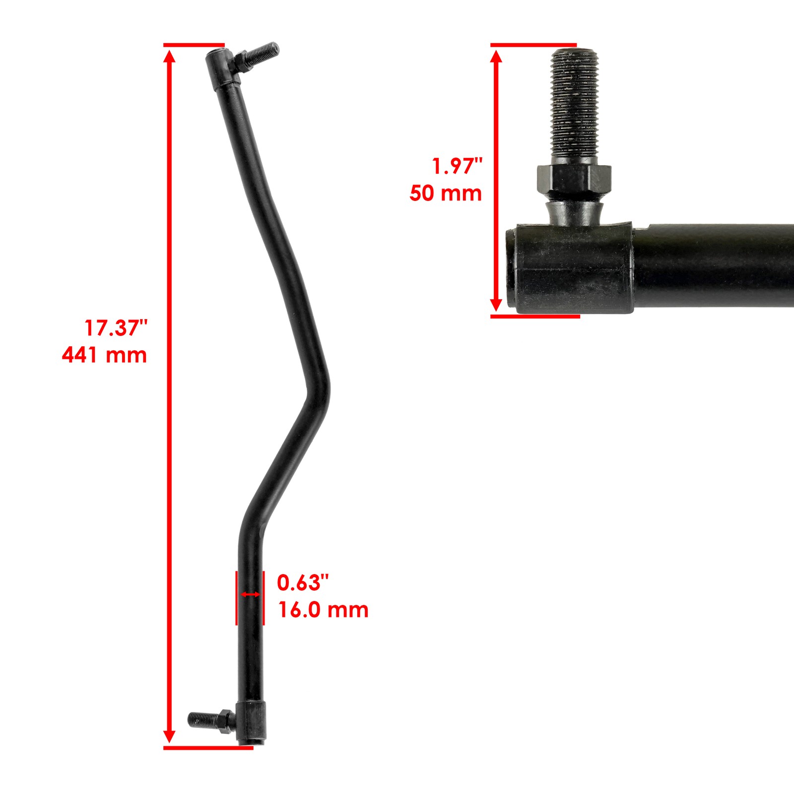 Left Steering Drag Link for Poulan Pro PB175A46 PB175G42 PB185A42 PB 185A46LT gallery