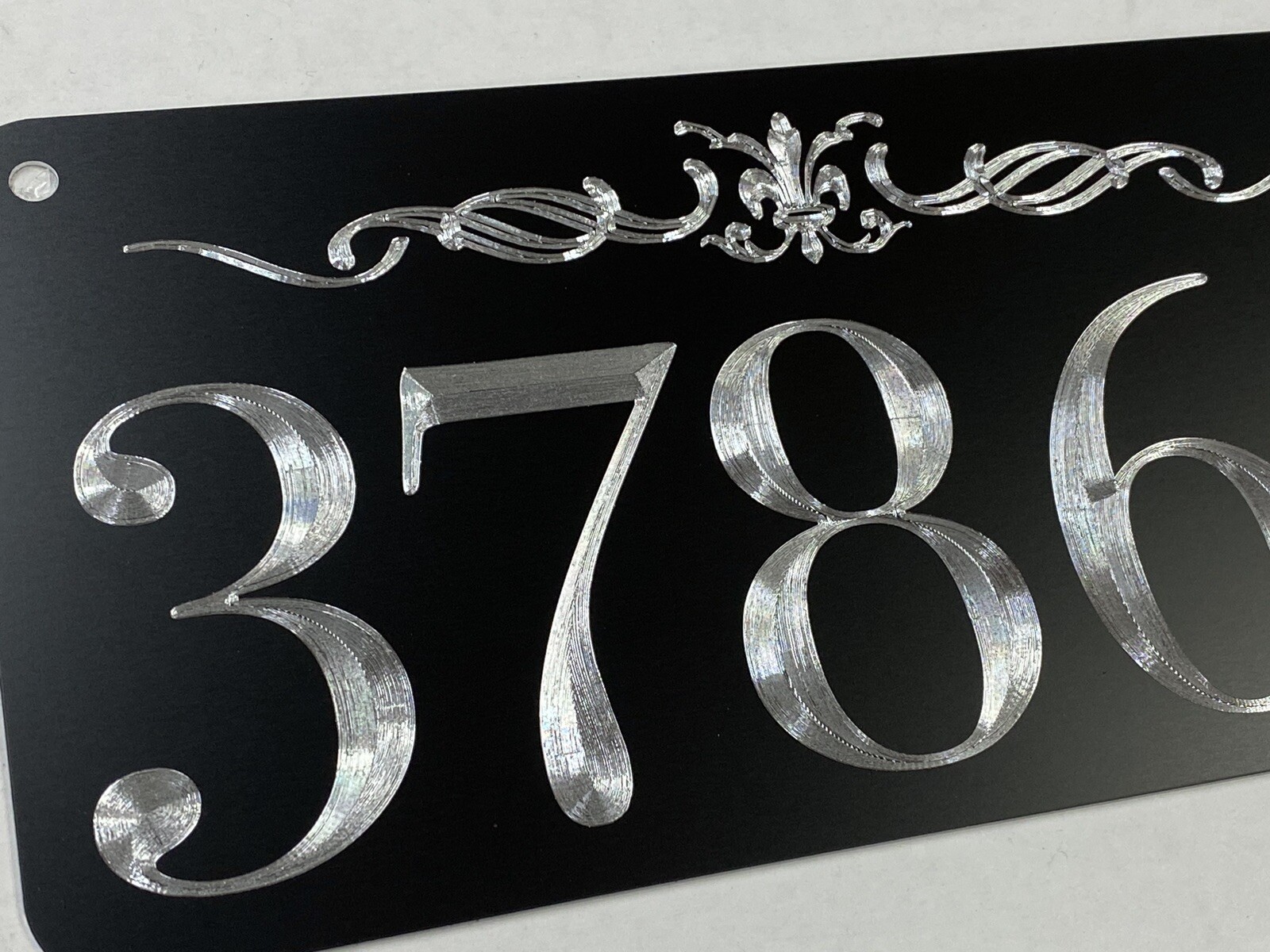 Engraved Personalized Custom House Home Number Street Address Metal 6x12 Sign gallery