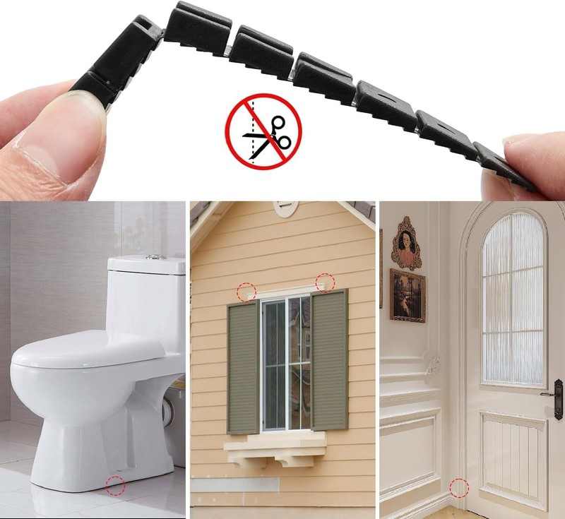 Multi-Purpose Plastic Shims - 12 Pack for Easy Leveling of Doors, Sheds & More gallery