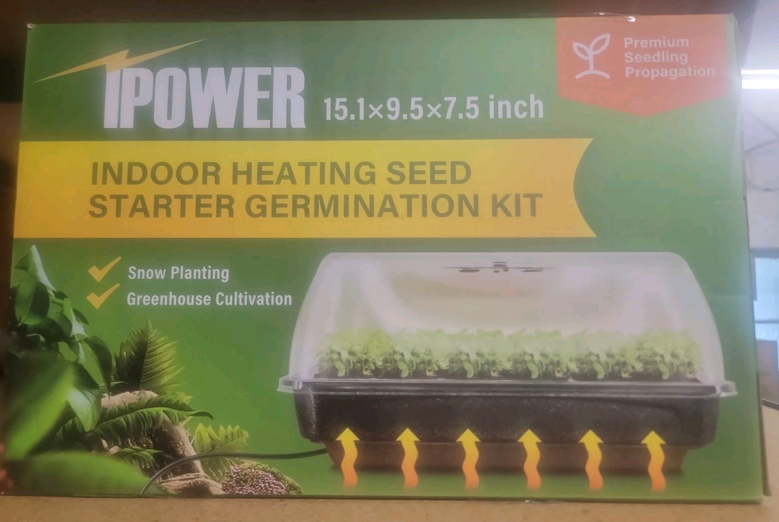 iPower Heating Seed Starter Germination Kit Seedling Propagation Tray Heater NEW gallery