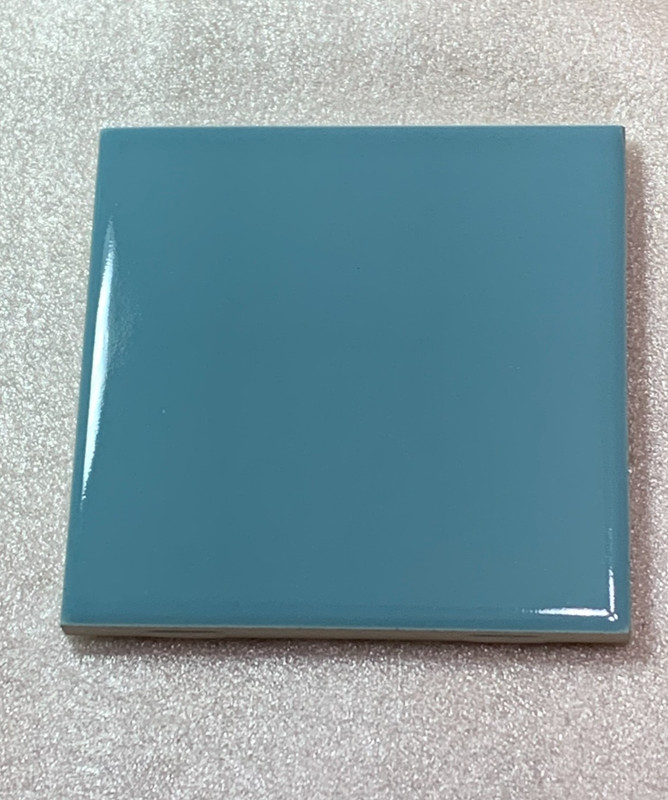 Vintage Wenczel Tile Co Ceramic Regency Blue 4 5/16" x 4 5/16" Gloss gallery