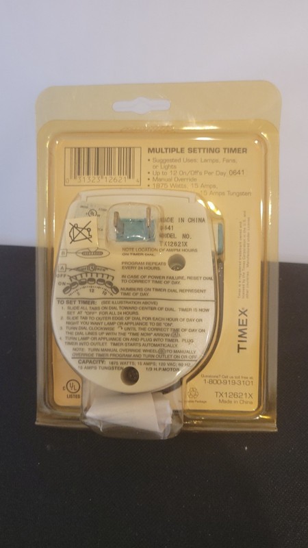 Timex Multiple Setting Timer NIP Lamps, Fans Or Lights Common Use gallery