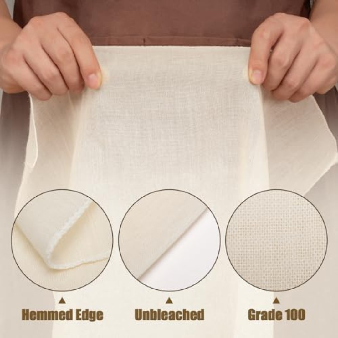 Cheese Cloths for Straining, 6PCS 20X20 Inch Grade 100 Cheese Cloth, Reusable Wa gallery