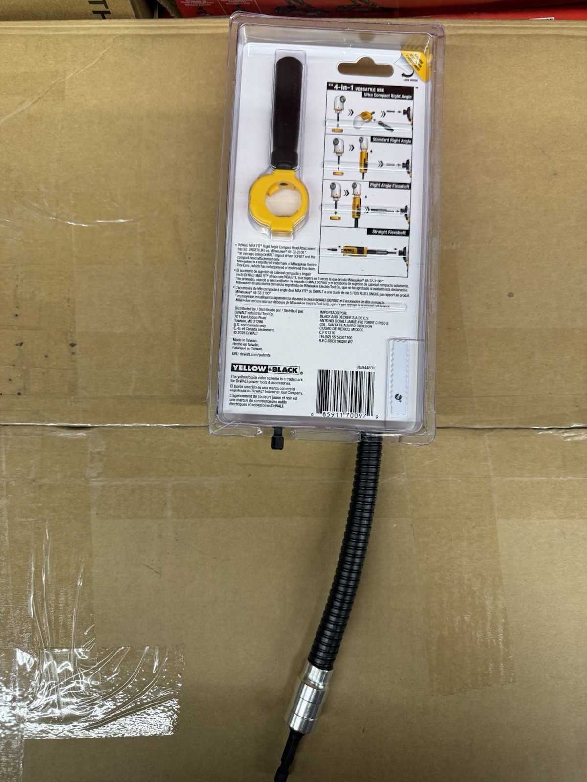 Dewalt Modular Right Angle Attachment Set DWAMRASET Flexshaft gallery