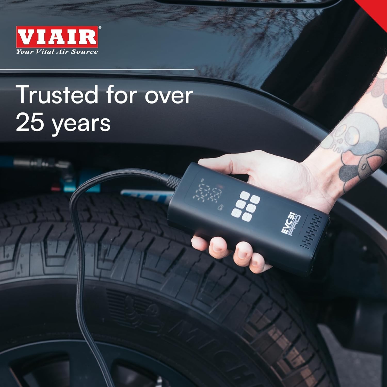 Viair EVC31 Portable Rechargeable Air Compressor Kit for Cars with Durable gallery