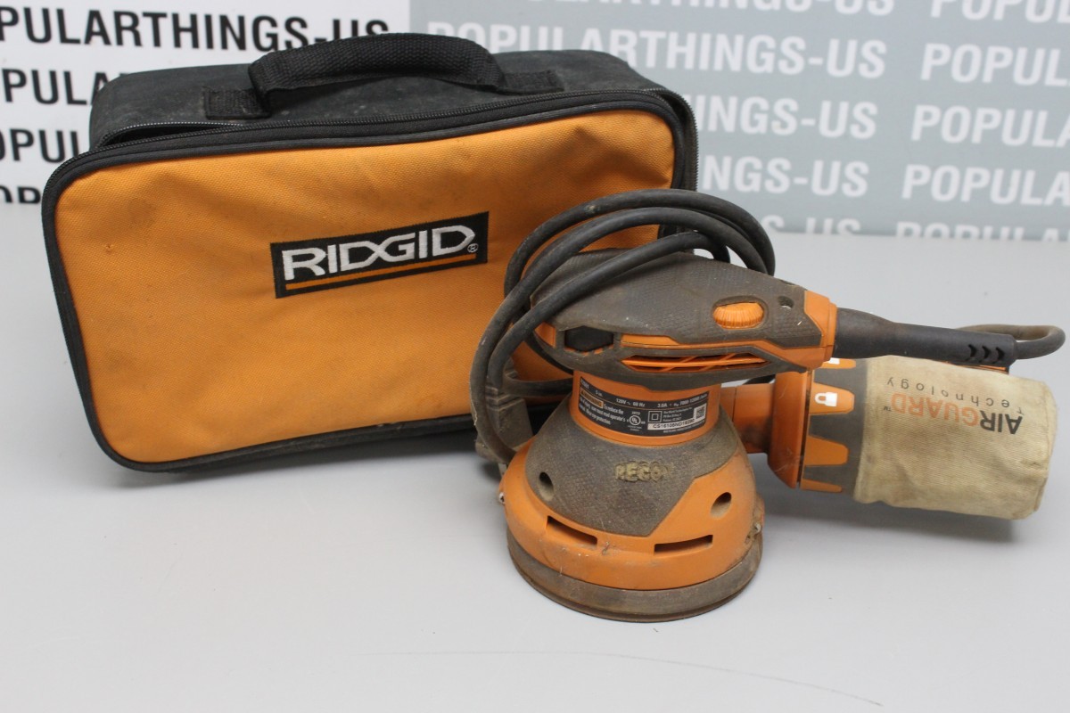 RIDGID R2601 5" Variable-Speed Dual Random Orbital Hand Sander gallery