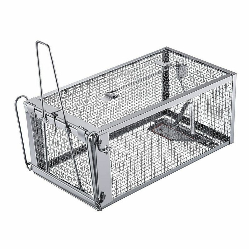 2Pcs Live Humane Cage Trap for Squirrel Chipmunk Rat Mice Rodent Animal Catcher gallery