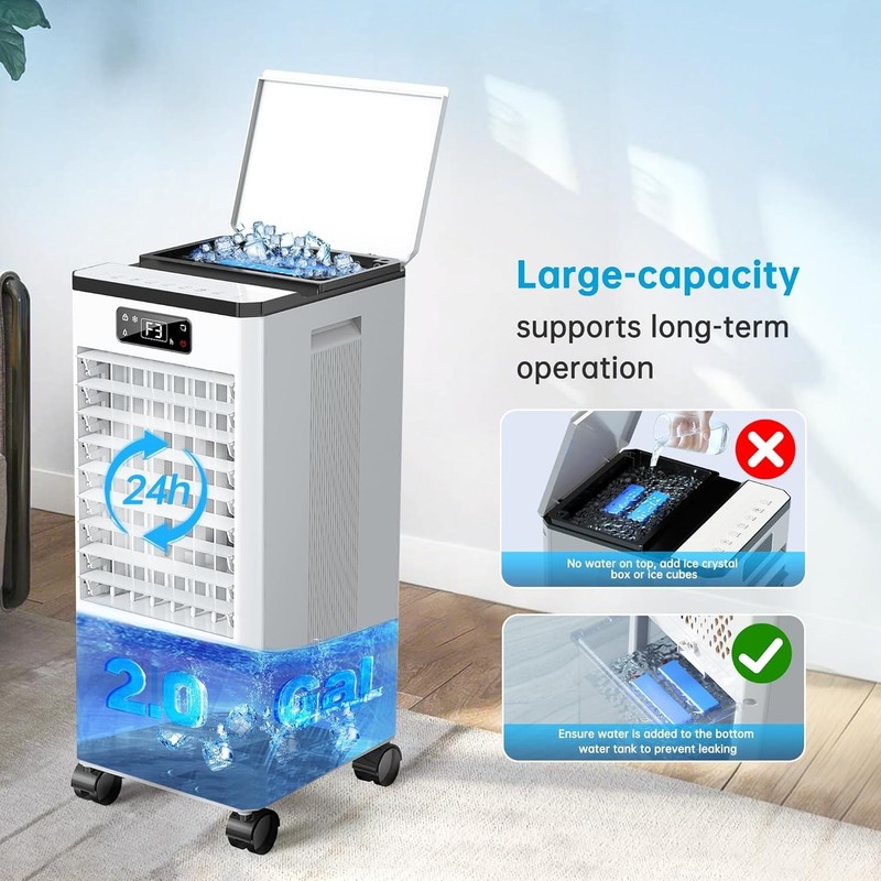 Efficient Cooling 320 sq.ft - Portable AC No Window Needed gallery