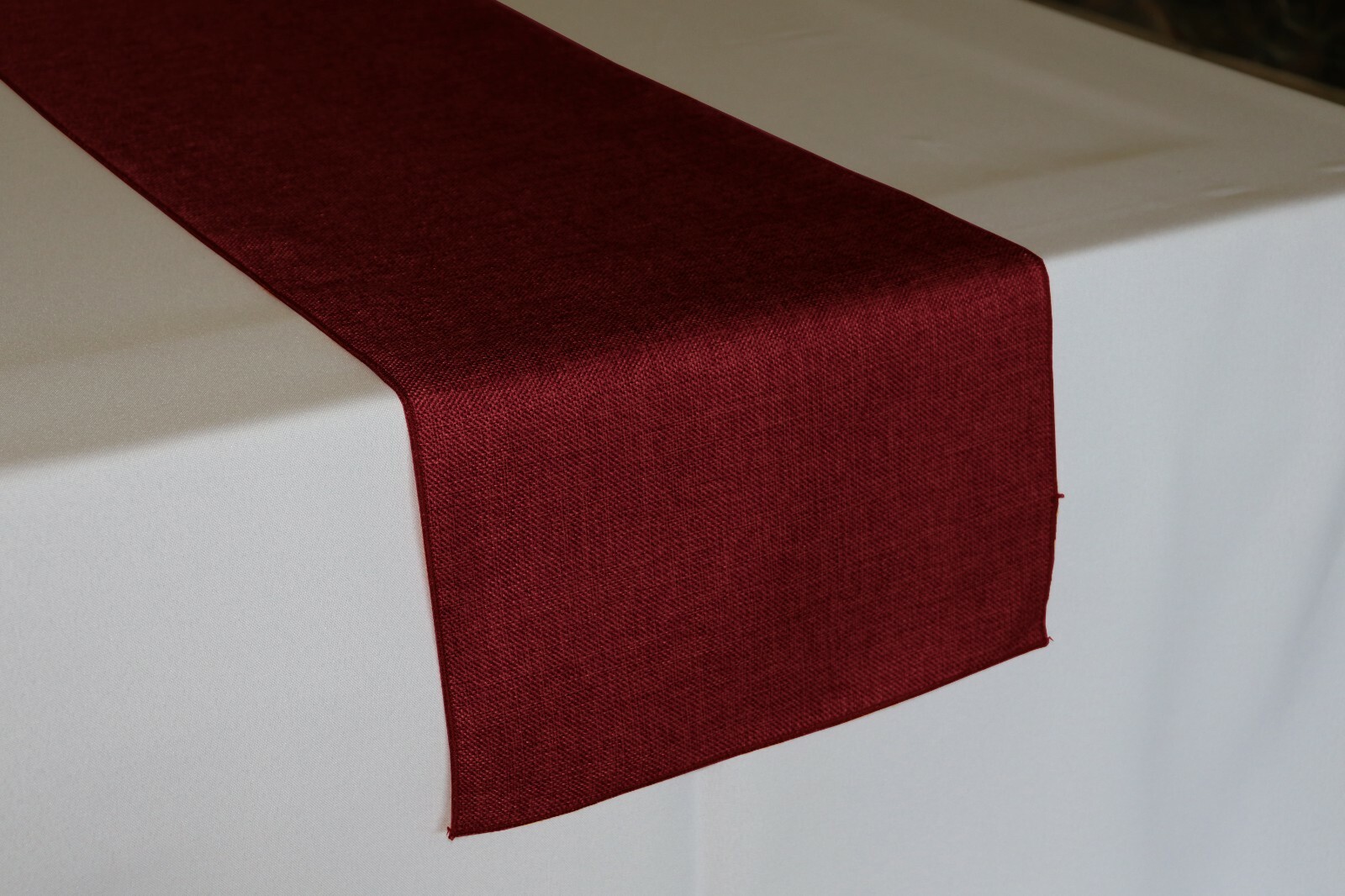 Faux Burlap Table Runner Non-Itch Vintage Linen Perfect for Events, Farm House gallery