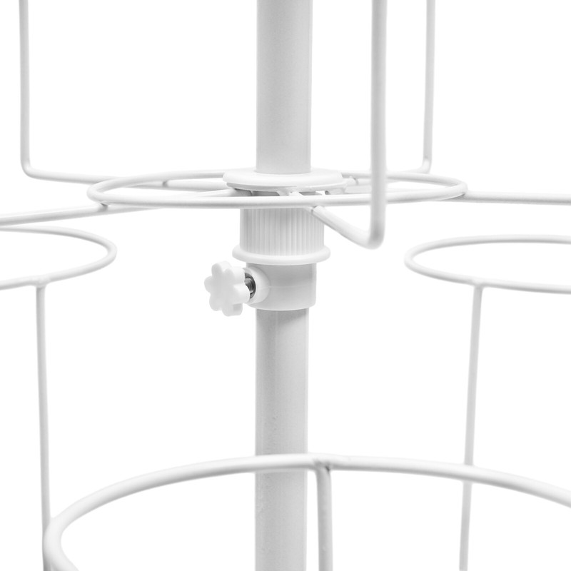 Hat Display Rack Rotating Free Standing Head-wear Wig Rack 7-Tier 35 Hats gallery