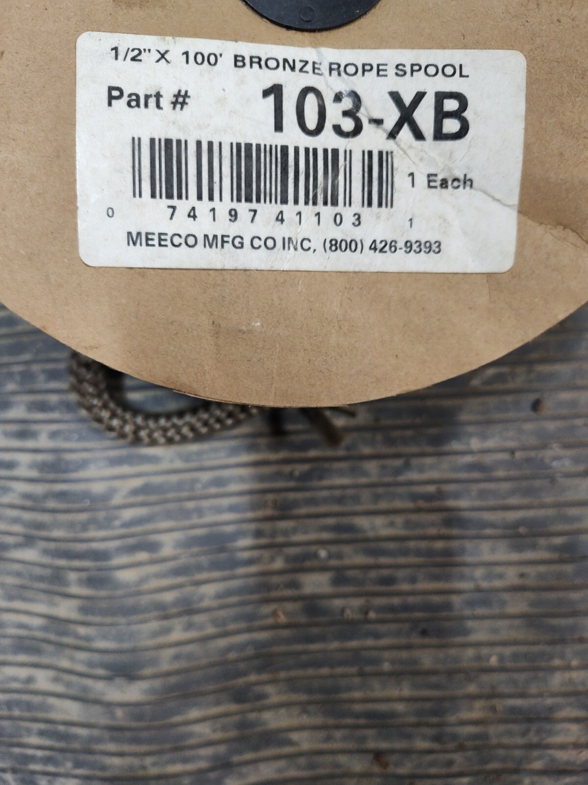 Meeco's Red Devil 1/2 In. x 100 Ft. Black Rope Gasketing (Bulk) 103-XB Meeco's gallery