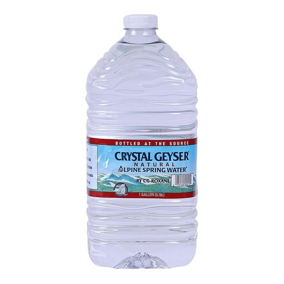 (6 pack) Crystal Geyser Alpine Spring Water, 1 Gallon Plastic Jug gallery
