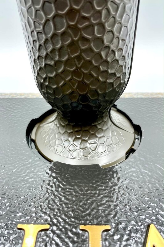 Ionic Vase - Replacement Cemetery Flower Vase - 4" D Base with 3 Flanges to L... gallery