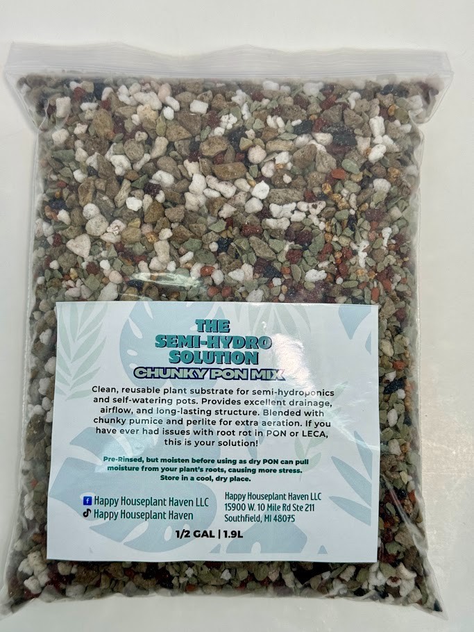 1/2 GAL Chunky PON Mix | Semi-Hydro Substrate for Plants| Pre-Rinsed gallery