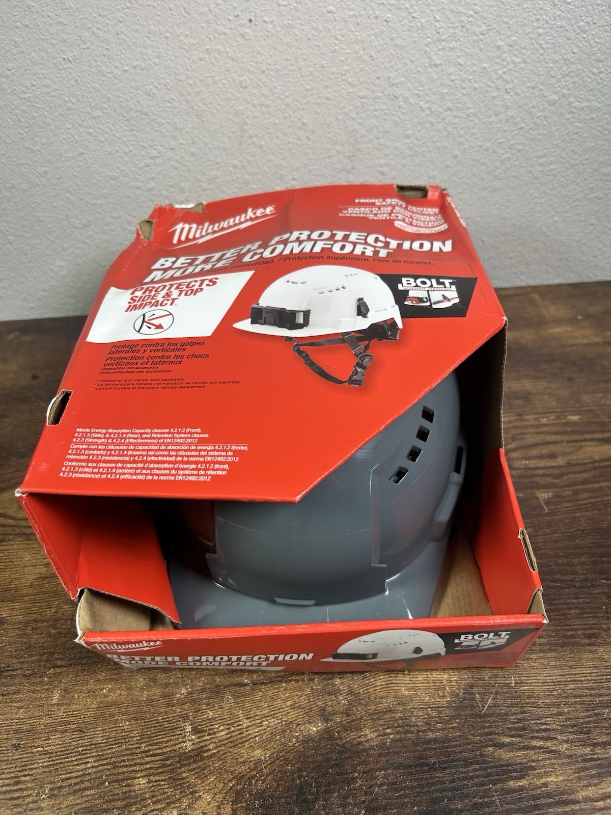 Milwaukee BOLT Vented Helmet, Type 2, Class C, Front Brim, Model# 48-73-1336 gallery