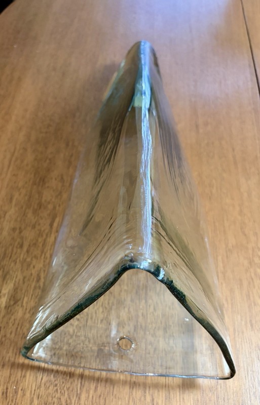 ARHAUS Clear Glass Triangular Hanging Wall Vase gallery