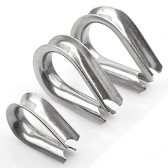 GALVANISED THIMBLE THIMBLES WIRE CABLE ROPE CABLE CLIPS CLAMPS 1mm – 28mm