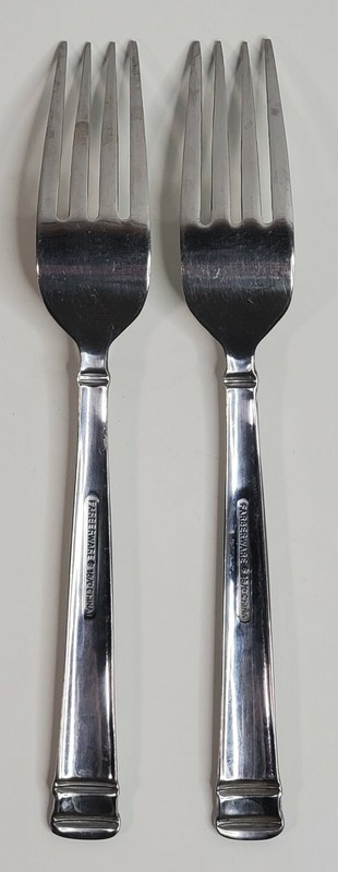 Salad Fork Farberware 2 Count Flatware 6.75 inch Stainless 18/0 gallery