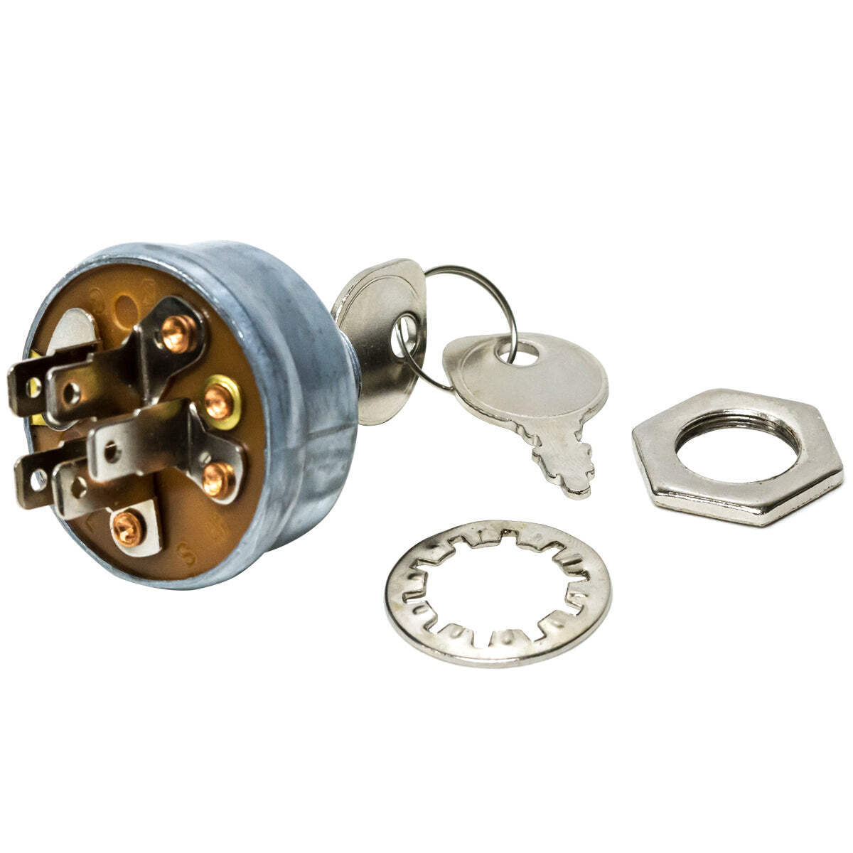 2PK Lawn Tractor Universal Ignition w/ Keys Switch Part gallery