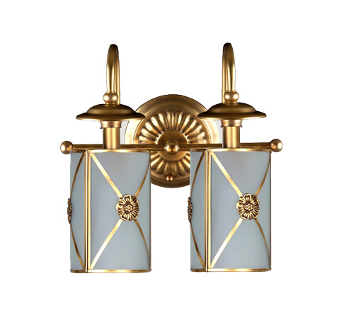 FixtureDisplays? Copper Wall Bathroom Light Vanity Mirror Light Fixture 15851 gallery