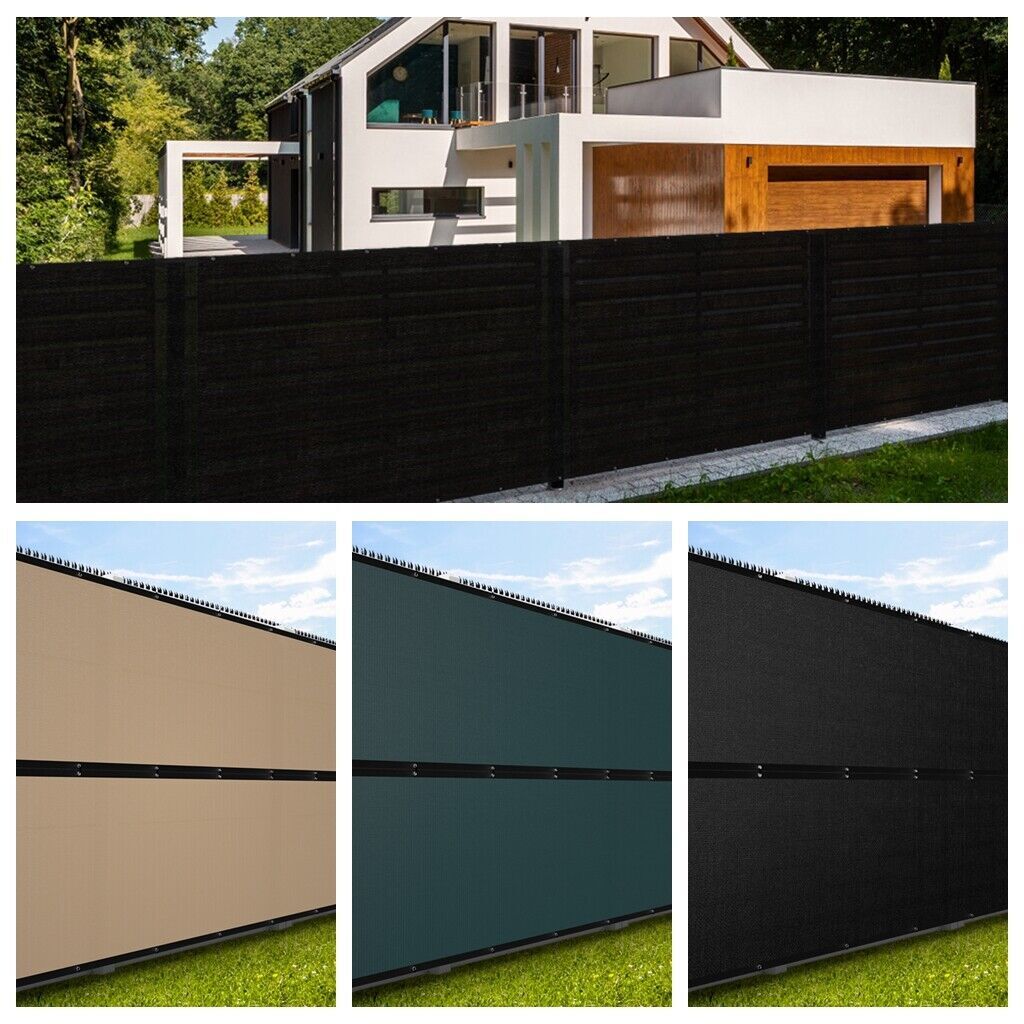 3, 4, 5,6,8 FT Tall Privacy Fence Screen Garden Yard Windscreen Mesh Shade Cover gallery
