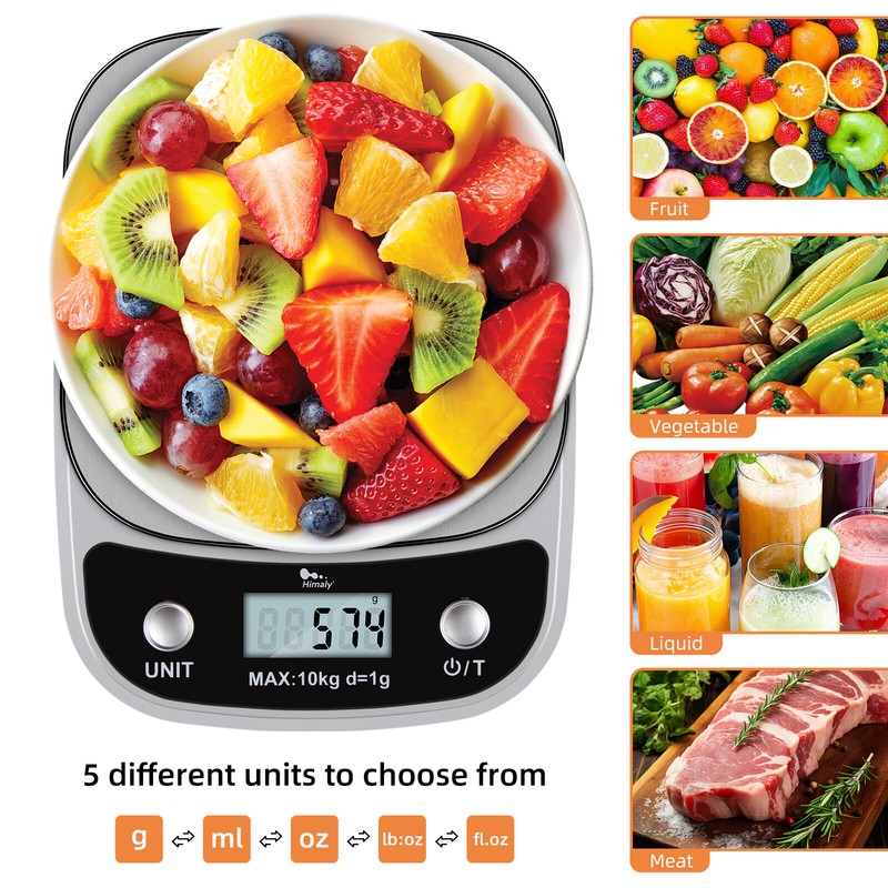 Himaly Multifunctional Kitchen Scale | Electronic Food Scale,Stainless Steel gallery