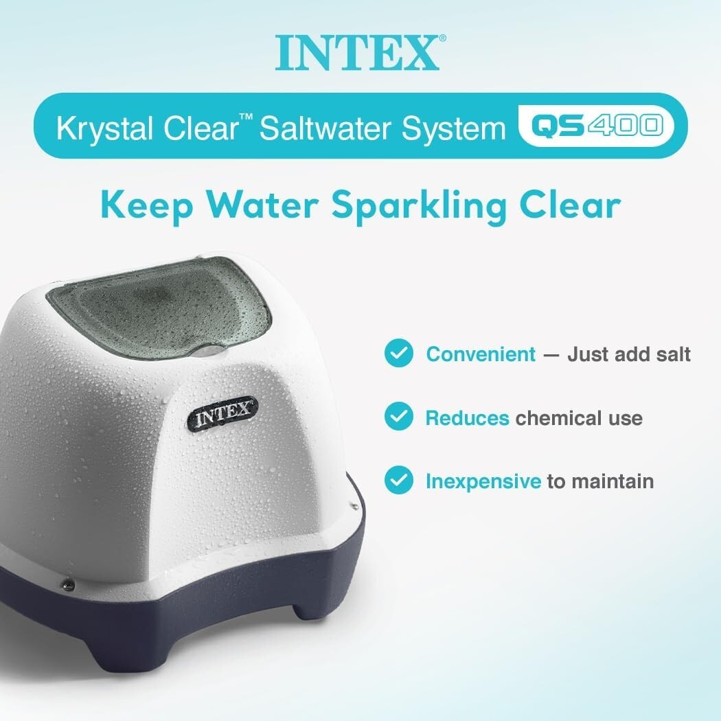 Intex Krystal Clear Saltwater Pool Chlorine System for 4500 Gallon -26663EG gallery