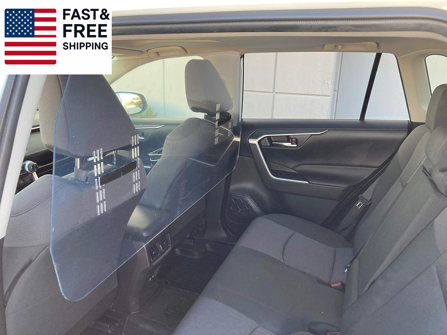 Rideshare Shield Vehicle Sneeze Guard Interior Safety Barrier Car SUV Taxi Drive gallery