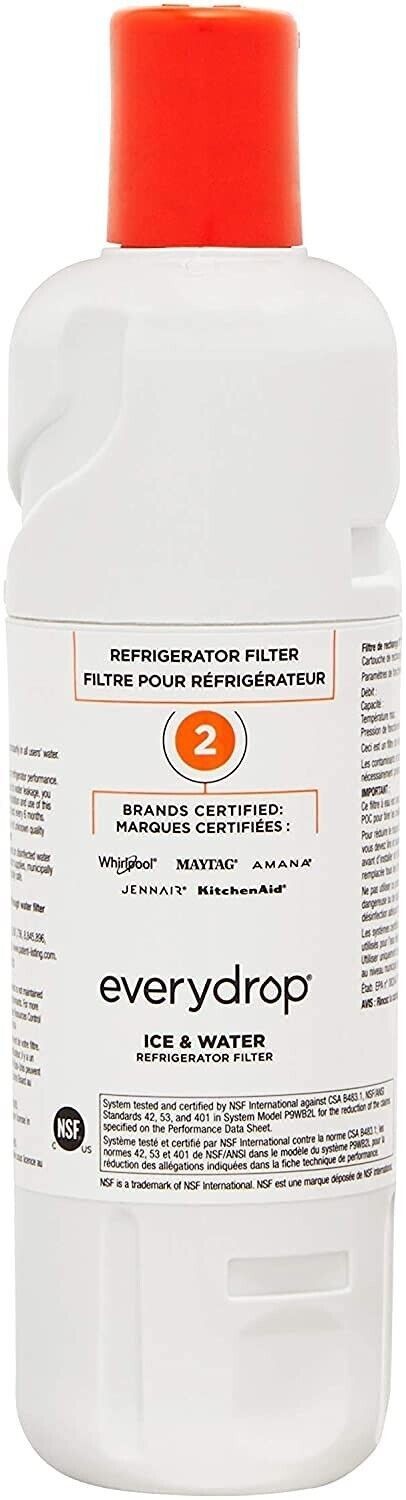 NEW 2PACK W10413²645A EDR2²RXD1 Filter 2 9082 Refrigerator Ice Replacement USA gallery