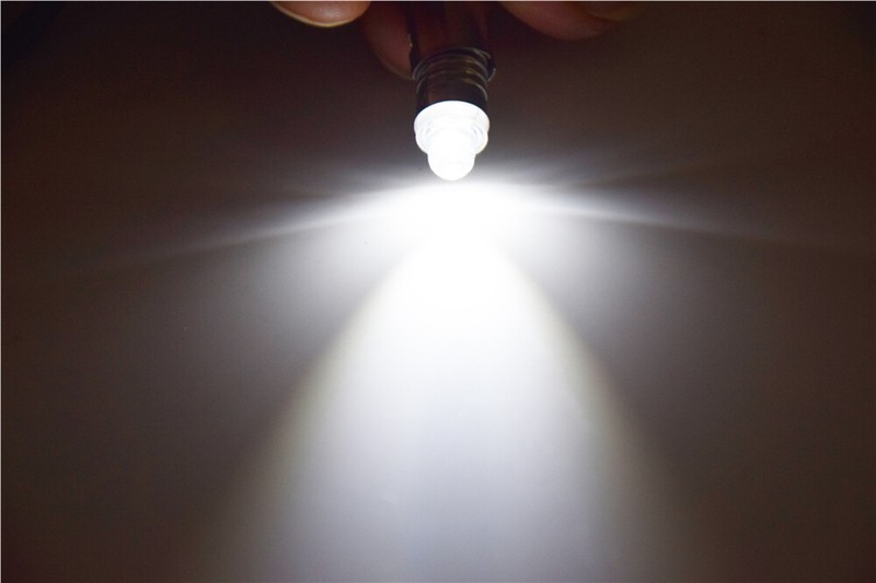 10Pcs 3000k/6000k E10 Screw Base LED Minuature Flashlight Torch Light Bulb 12V gallery