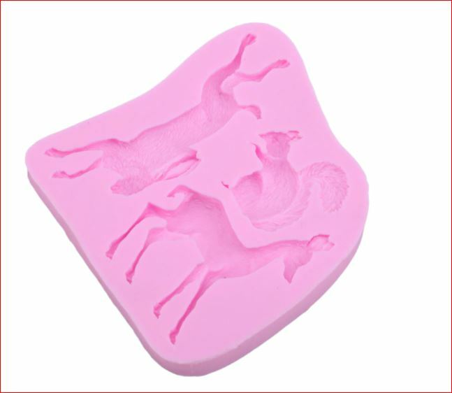 Rabbit Squirrel Deer Silicone Mold Chocolate Candy Resin Fondant Crafts Baking gallery