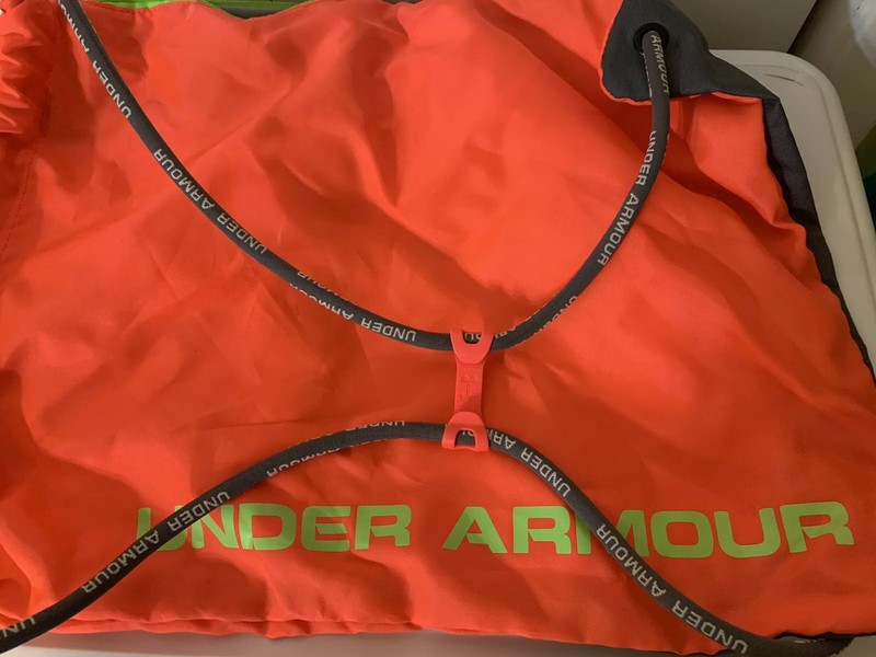 Under Armour Bag Orange Sackpack Sling Pack Sinch Bag 4