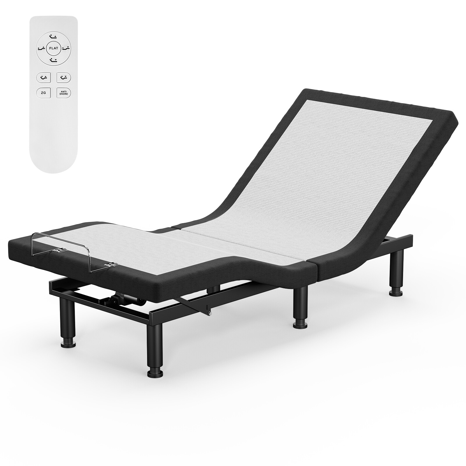 Electirc Adjustable Bed Frame Bed Base With Massage Remote USB Head Foot Recline gallery